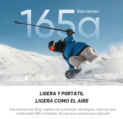 Miniatura 2 de Insta360 X4 Air - Cámara 360 de 8K ligera de 165g con lentes reemplazables