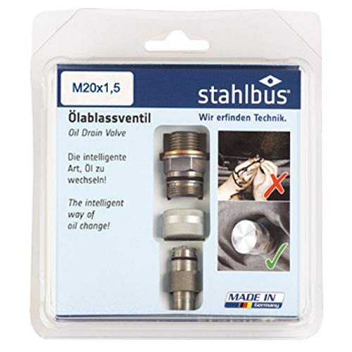 Image of Stahlbus Oil Drain Valve Plug M20x1.5x12mm Steel M20 x 1.5 x 12mm