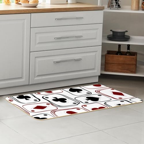 Alfombrillas de cocina absorbentes de gran resistencia y diseño bicolor elegante 7