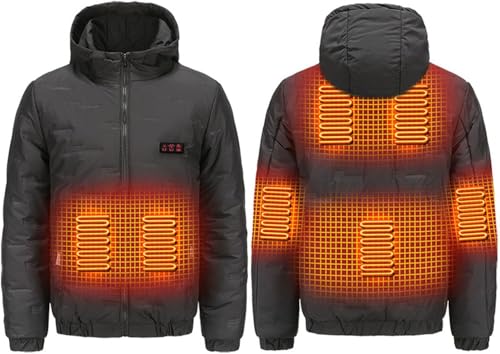 Ropa de exterior calefactable para hombre contra el frío de invierno 2