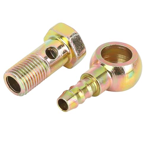 X AUTOHAUX Hohlschraube 12mm Motorrad Bremse Banjo Hohlschrauben Fittings Bolt Washer Kit M12x1,25