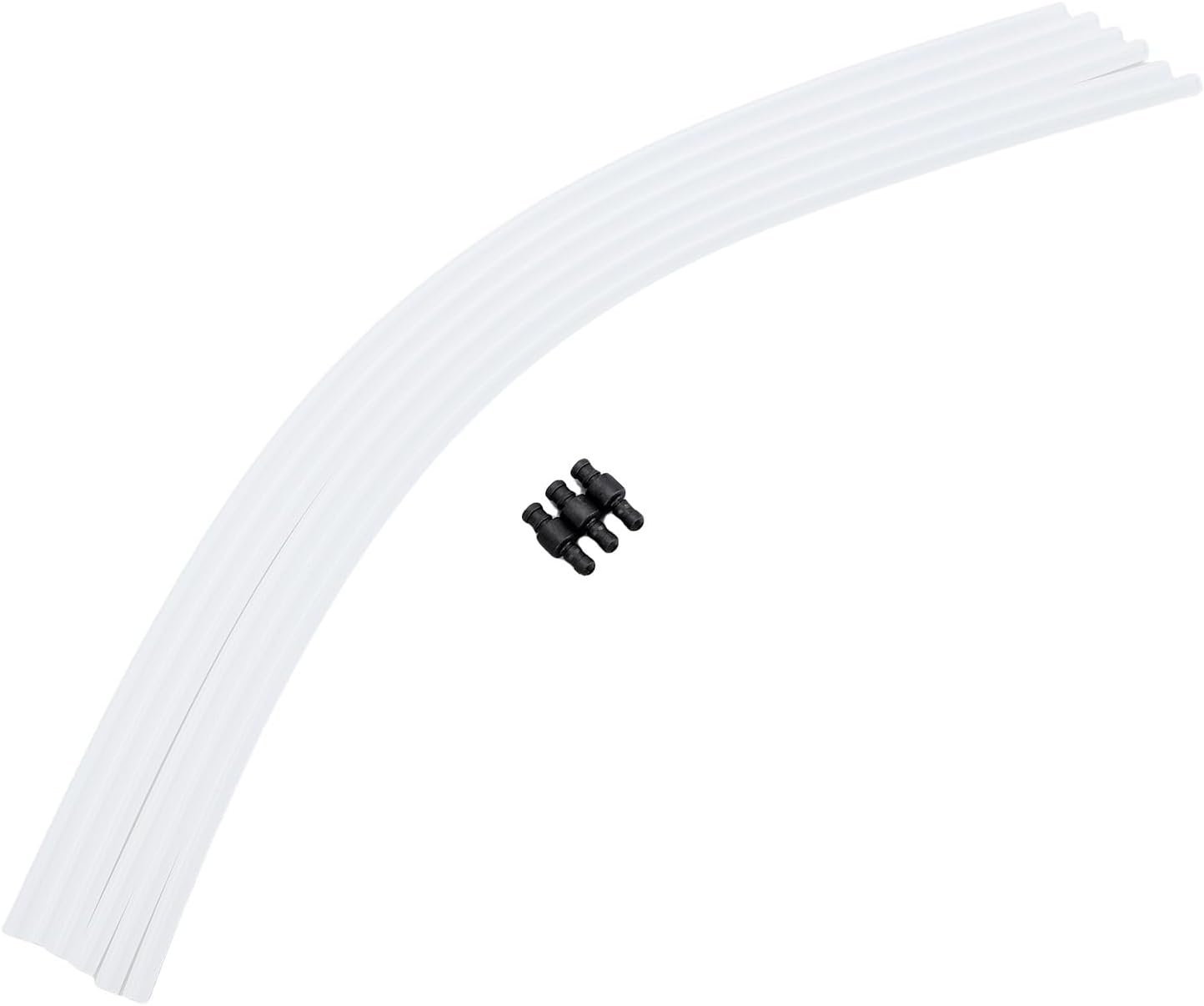 SIXRUN 6pcs Milk Tubes Hoses, Silicone Food Grade Flexible Heatproof for E60 E8 E80 E85 F505 F50, with 3 Connectors