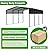 NUGRIART 10 x 15 FT Metal Carport with Heavy Duty Galvanized Steel Roof & Metal Frame, Metal Car Garage, Sturdy Canopy Shelter for Car, Truck, Pickup, SUV, Tractor, and Boat