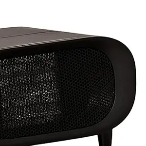 Java Trade Small Space Heater, with Adjustable Thermostat for Bedroom Indoor Home black