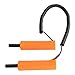 TIKATARER Ice Picks, Retractable Emergency Gear with Whistle for Ice Fishing, Skating, Skiing or Hiking, Sturdy Tip and Ergonomic Handle (Orange)