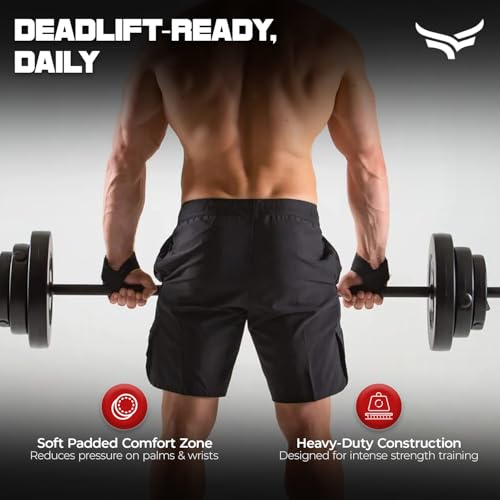 Image of Xtrim Weight Lifting Straps & Wrist Support for Men & Women, Heavy-Duty Deadlift Straps for Superior Grip, Soft-Padded, Anti-Slip Gym Wrist Wraps for Weightlifting, Strength Training & Powerlifting