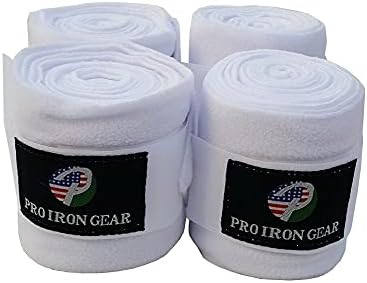 Vista 19 de Juego de 4 vendas de forro polar para caballo, envolturas de polo, envolturas estables para piernas ecuestres, protección para botas ecuestres (rosa)