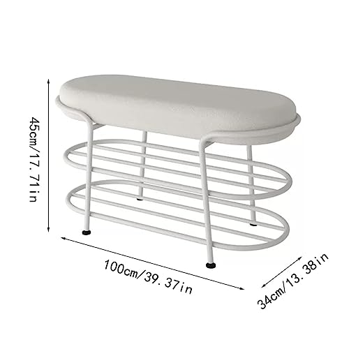Tabouret à chaussures double couche pour optimiser les petits espaces - 4