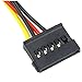 10pcs Serial ATA SATA 4 Pin IDE Molex to 2 of 15 Pin HDD Power Adapter Cable