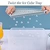 Unigul Mini Ice Cube Trays for Freezer(4Pack), Round Ice Cube Mold with Lid&Bin, Ice Ball Maker Mold Easy Use, 159PCS Ice Cubes with Lid &Bin for Chilling Drinks Coffee Juice(Ice Bin & Ice Scoop) - Image 4