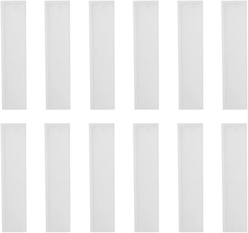 COHEALI Marcapáginas 12 piezas de silicona transparente para hacer marcadores de libros, moldes de resina epoxi transparente, moldes de fundición de disponible en Yaxa Colombia