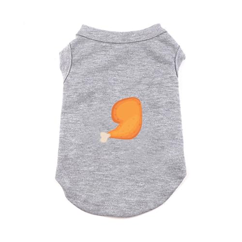 Tシャツ ドッグフェイス 犬 夏服 ドッグウェア 犬用 超小型犬 小型犬 中型犬 服 タンクトップ ノースリーブ 可愛い ペット服 お散歩用 XS 犬服 薄手 犬の服 夏 抜け毛防止 暑さ対策 通気性 肌触り良好 柴犬 チワワ グレー 小型犬服
