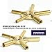 PRAZTECH® 10‑in‑1 Solid Dual Brass Clock Winding Key Set – Universal Odd & Even Sizes 2 to 11 | For Mantel, Wall & Antique Clocks