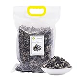 ZULHGVIN Dried Woodear Mushrooms 1.12 Pound Snow Fungus Black Fungus Wood Ear Mushrooms Fresh, Natural, Sun Dried, Vegetarian, Seasonal Picking18 Oz