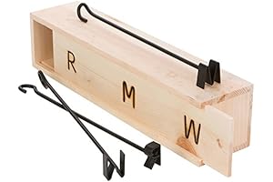 BBQ Fans Rare, Medium, Well Steak Branding Iron Set