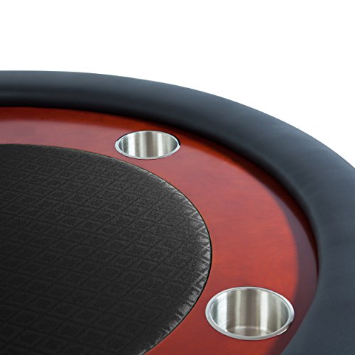 Bbo Poker Rockwell Poker Table For 10 Players With Black Speed Cloth Playing Surface, 94 X 44-Inch Oval #TOP1