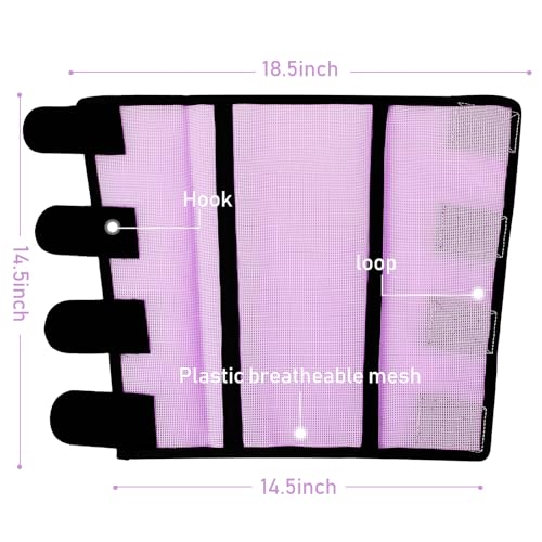 Image of Jexine Set of 8 Mesh Fly Boots for Horse Loose Fitting Non Slip Breathable Horse Fly Leggings Protective Reduces Stress Leg Fatigue Wraps for Preventing Flies Mosquitoes Bite