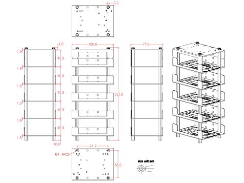 Semi-Enclosed Enclosure Kit For Raspberry Pi Beaglebone Arduino Uno Mega #TOP7
