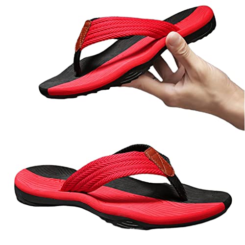 Flip-flops de hombre con amortiguación gruesa contra el cansancio en la playa