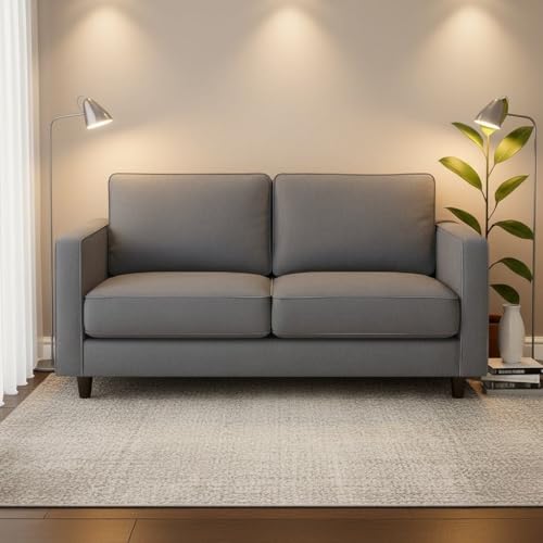 Image of The MM Furniture store Premium Fabric Sofa - Ash (2 Seater)