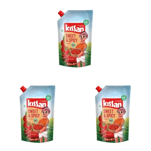 Image of Kissan Sweet & Spicy Ketchup Doy 415gm (Pack of 3)