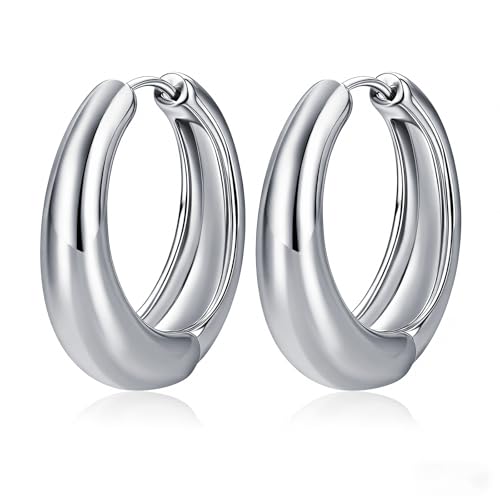 PerogeerJew 14K Gold Plated Hoop Earrings Only $11.99 at Amazon