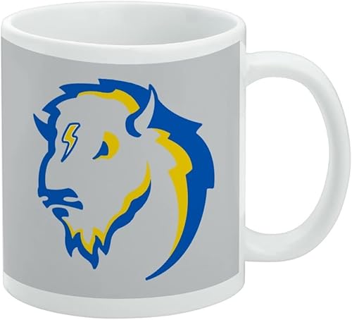 Vista 1288 de GRAPHICS & MORE Taza de café de cerámica con logotipo secundario de la Universidad Bob Jones, tazas de regalo novedosas para café, té y bebidas