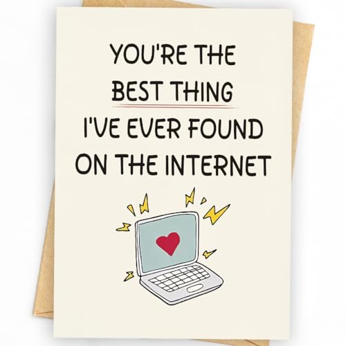 Image of WowBefun Birthday Card Husband, Anniversary Card Husband, Birthday Card Him, Husband Birthday, Anniversary Card Him, Birthday Card Men, Birthday Card Boyfriend, Valentine Day Card, Funny (Beige)