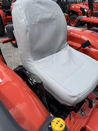 Housses de siège Kubota L3301 L3901 L4701 en similicuir gris