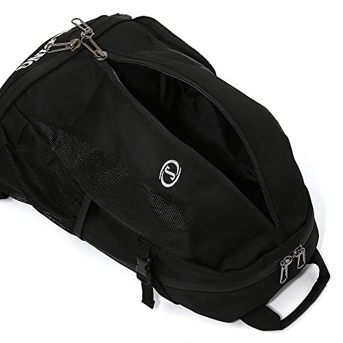 SPALDING(スポルディング) バスケットボール バッグ ケイジャープロ ブラック ｘ シルバー 41-013SV バスケ バスケット FF