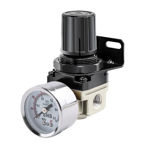 ENP-741 - Emer™ PRD Replacement for Gillig CNG Fuel Systems with Type 3 Cylinders and Electric Solenoid Cylinder Valves - Agility 11 SNS Low Pressure Air Regulator Air Compressor Pressure Regulator With Bracket and Gauge Female Thread 1/4 NPT Adjustable AR2000-N02 (0-40 PSI)