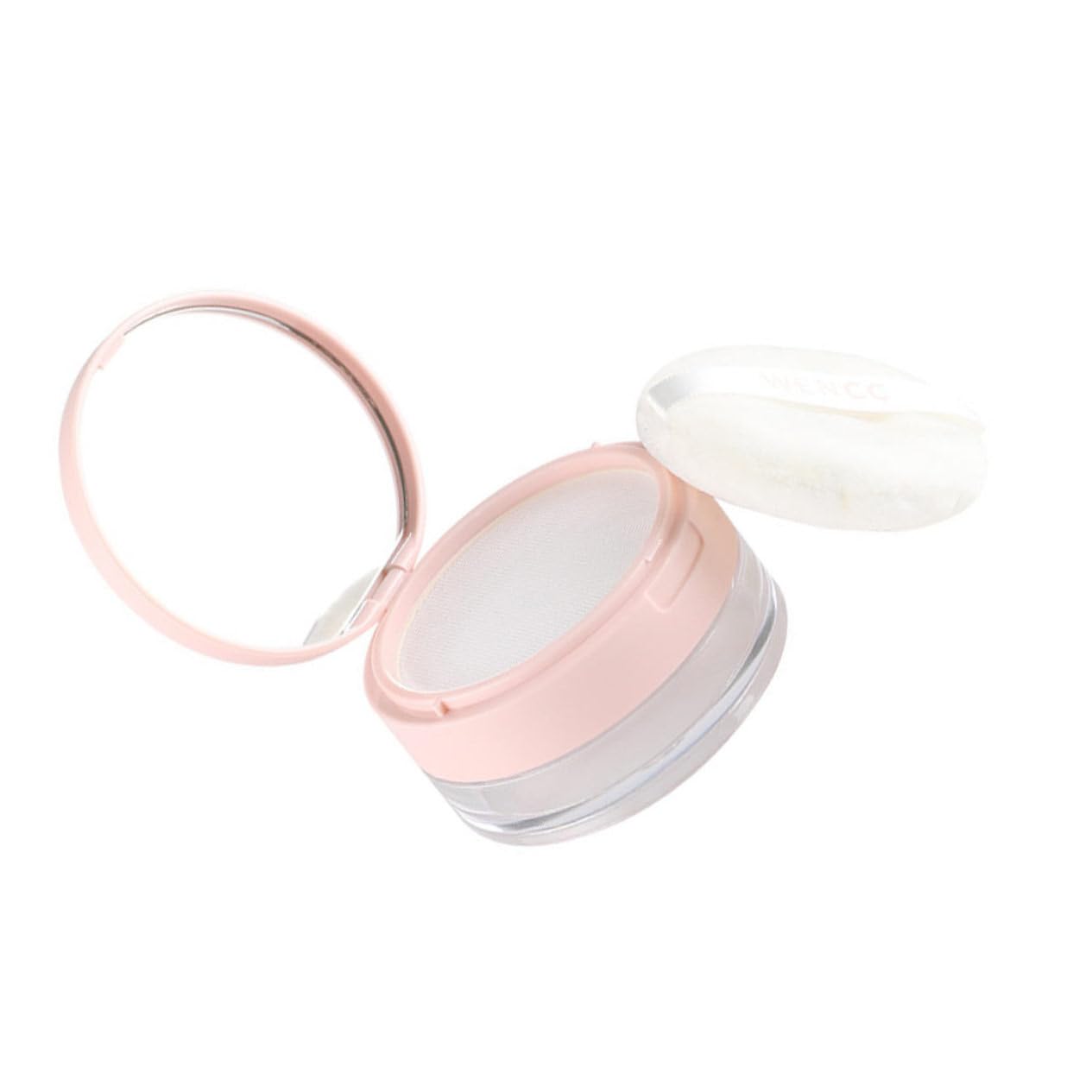 Healeved Loose Powder Makeup Case Puff Portable and Leakproof for Travel and Daily Use