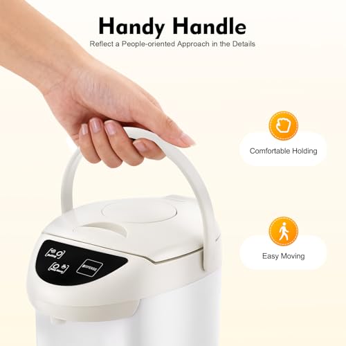 Hervidor eléctrico 4L 750W dispensador con 3 modos blanco miniatura 7