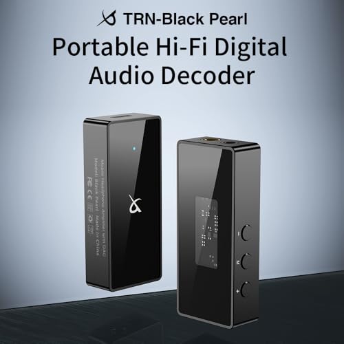 Miniatura 2 de Leaudio Trn Black Pearl - Decodificador De Audio Digital Portátil De Alta Fidelidad 3.5 4.4 Salida Dual Cs43131 Pcm 384 Khz 32 Bits Dsd256 Dac Amplificador De Auriculares