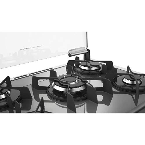 Fogão de Embutir Electrolux de 05 Bocas com Grill Elétrico e Timer Prata - 76EXV
