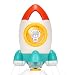 Produktbild CestMall Badespielzeug, Rocket Rotating Water Spray Badespielzeug Sprühwasser Badewanne Spielzeug Baby Pool Spielzeug Baby Badezimmer Baden und Wasser-Spaß Spielzeug Geschenke Für Kinder