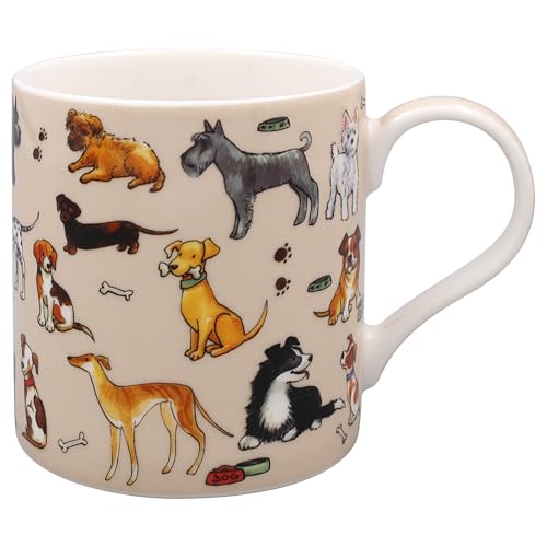 The Leonardo Collection Finola Stack Hot Dogs Tasse für Zuhause und Küche, stilvolle Keramikbecher für Tee und Kaffee, schönes Tassen-Set für Herren, Geburtstagsgeschenk für Frauen The Leonardo Collection Finola Stack Hot Dogs Tasse für Zuhause und Küche, stilvolle Keramikbecher für Tee und Kaffee, schönes Tassen-Set für Herren, Geburtstagsgeschenk für Frauen