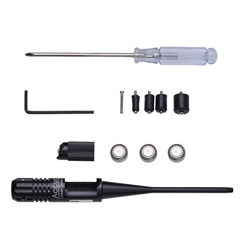 Micnaron Red Dot Laser BoreSighter Kit for .22 to .50 Caliber Rifle Scope