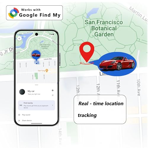 Image of Android Find My Device Subscription-Free GPS Car Locator ，Super Magnetic! 365-Day Ultra-Long Battery Life! - Waterproof, Drop-Resistant, and Stealth Tracking.
