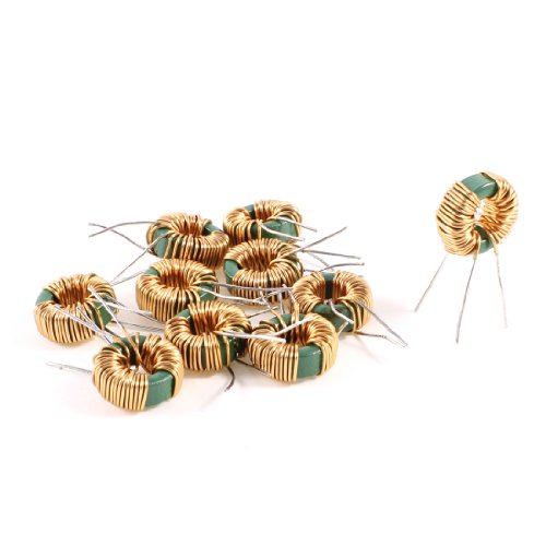 Inductor de modo común toroidal 2MH bobina de choque para filtro EMI y placas de circuito 10 piezas