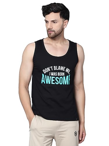 Image of Designer Men Vest Versatile Cotton Sando /Baniyan /Ganji for Boys - Perfect for Gym Workouts, Vacations, and Beaches