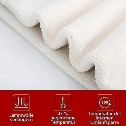Denise Lamb Warme Schlanke Hose,Winter Lamm Plüsch Verdickte Fleece Gefütterte Jogginghose Hohe Taille Übergroße Leggings für Frauen (Color : Noir-B, Size : Small)