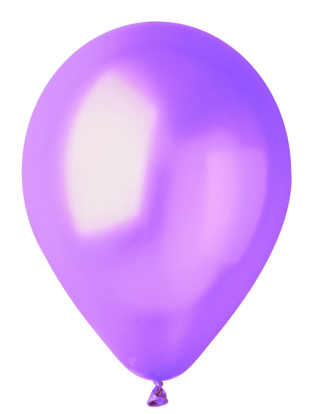 Pack 100 balloons pearly in natural latex Premium Quality G120 (Ø 33cm / 13"), violet purple lavender pearl — image 1