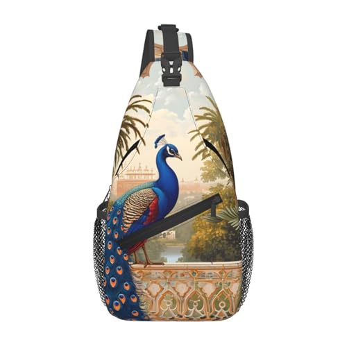Bolso cruzado tipo sling para adultos multicolor