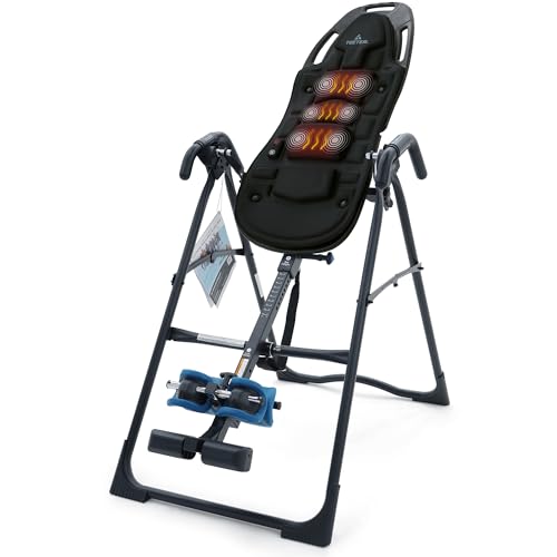 TEETER EP-560 Inversion Table w/Accessories for Back Pain Relief – FDA-Registered, UL Safety Certified, 300 lb Capacity, Designed & Patented in USA (EP-560 Ltd. w/Heat & Vibration Cushion(2026))