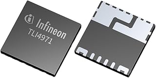 Pack of 6 TLI4971A050T5UE0001XUMA1 Current Sensor 50A 1 Channel Hall Effect, Open Loop Unidirectional 8-PowerTDFN :RoHS