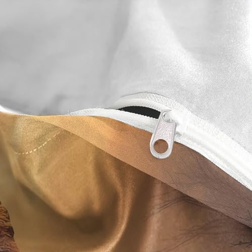 Housse de couette microfibre lavable en machine imprimé éléphant 3D - 8