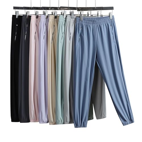 Men Quick Dry Pull-On Stretch Pants Drawstring Waist Straight Active Athletic Glide Pant Unisex4