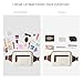 LATMAP 3L TRIPLE ZIP Fanny Packs Belt Bag For Women Men Crossbody Waist Pack Sling Chest Bum Travel Bag Purse Faux Leather Fashion Cute Beige