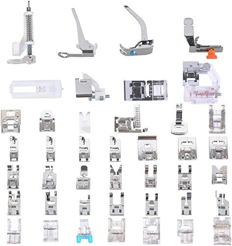 Miniatura 3 de eoocvt Juego de 42 pies prensatelas para máquina de coser doméstica para hermano, Babylock, cantante, Janome, Elna, Toyota, New Home, Simplicity,